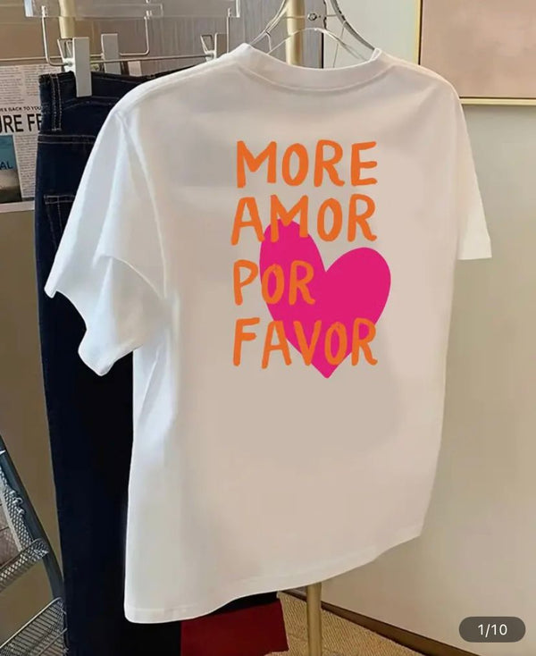 Camiseta More Amor Por Favor