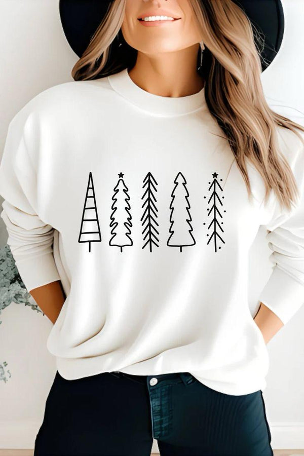Sudadera Arboles Navidad