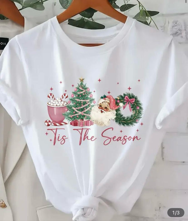 Camiseta Navidad Tis the season