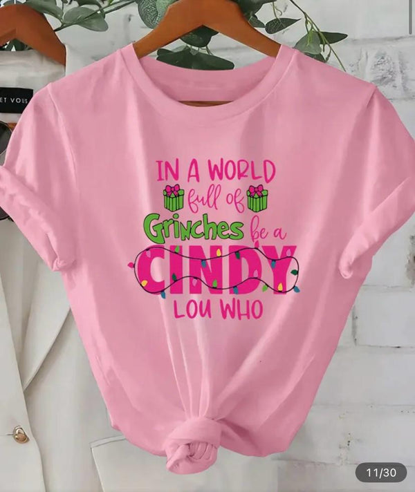 Camiseta Grinch Cindy Lou