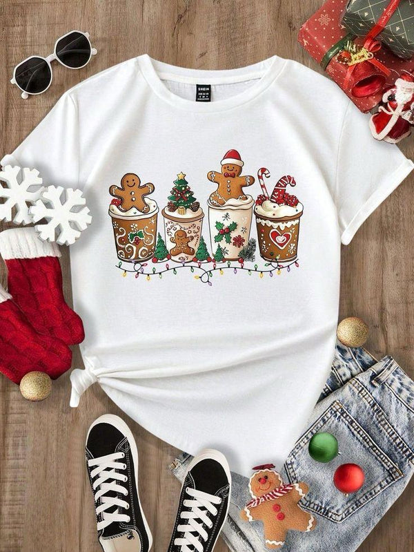 Camiseta Navidad Galletas de Jengibre
