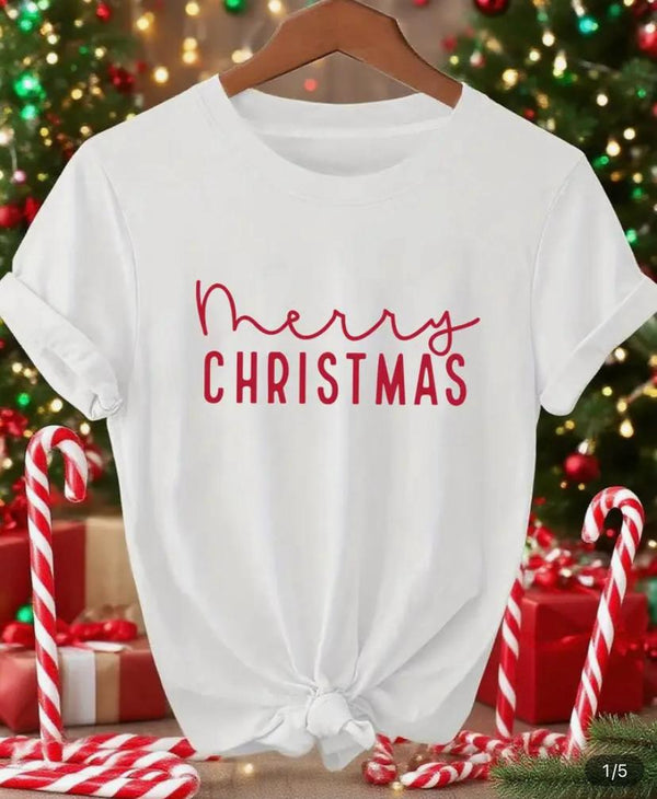 Camiseta Navidad Merry Christmas