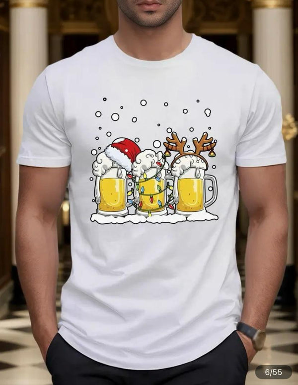 Camiseta Navidad Cerveza