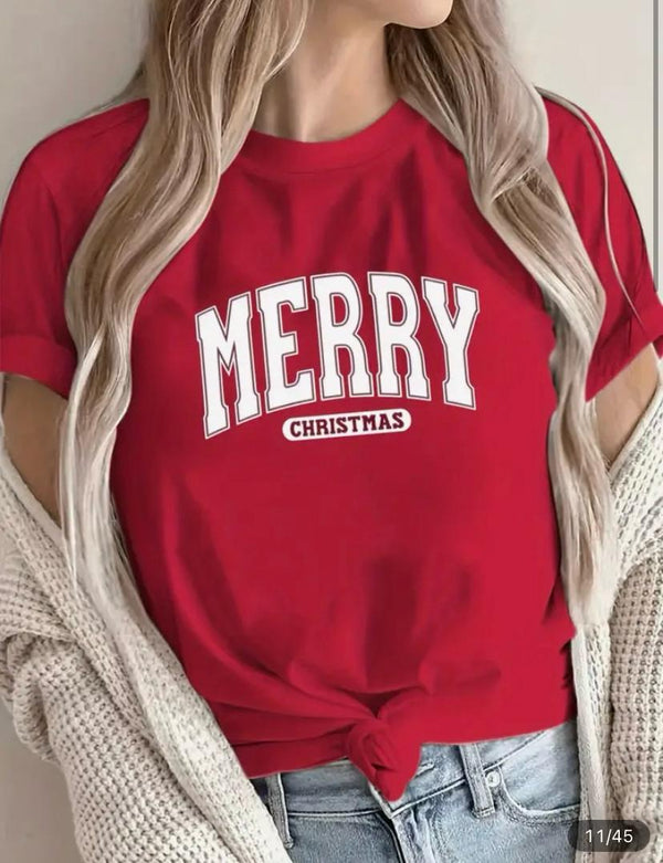 Camiseta Navidad Merry Christmas
