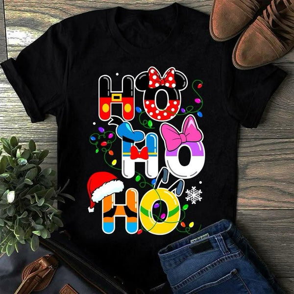 Camiseta Navidad HO HO HO Disney