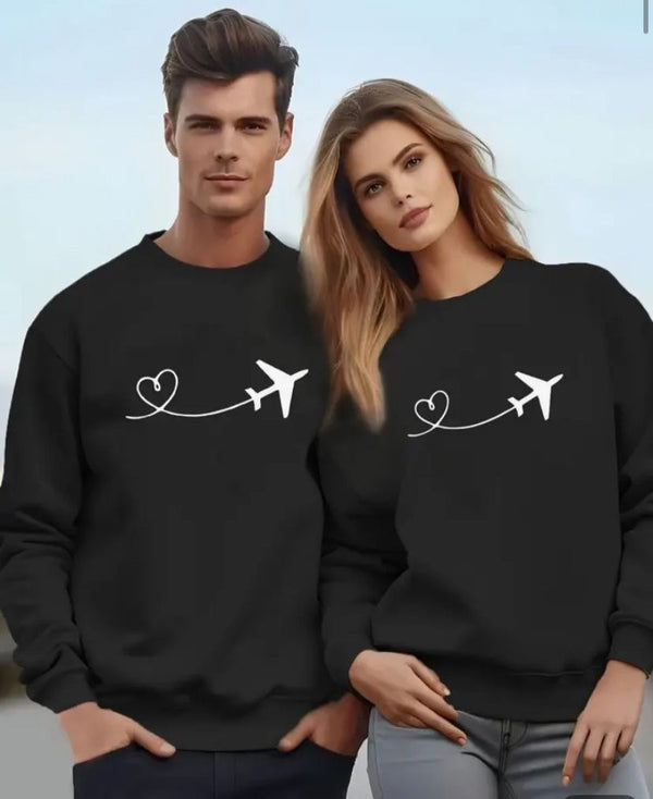 Camiseta de pareja Avión