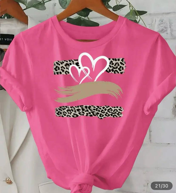 Camiseta Corazones
