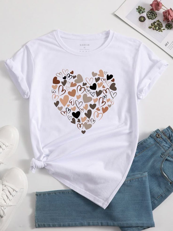 Camiseta Corazones