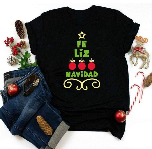 Camiseta Navidad Feliz Navidad