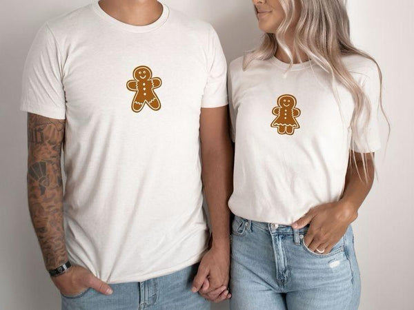 Camisetas Navidad Pareja Galletita