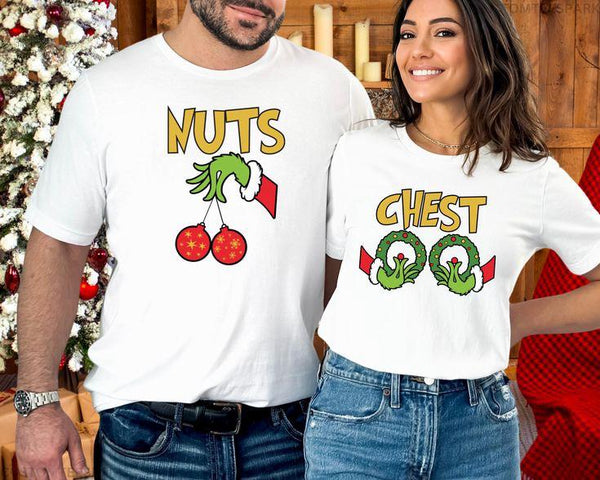 Camisetas Navidad Pareja Grinch