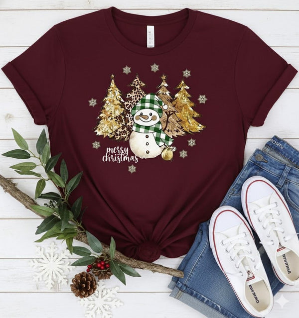 Camiseta Navidad Muñeco de nieve
