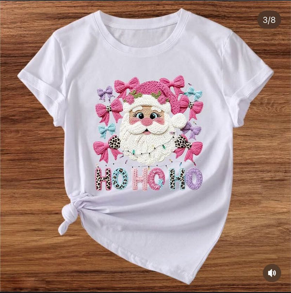 Camiseta Navidad HO HO HO