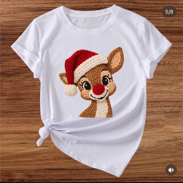 Camiseta Navidad Reno
