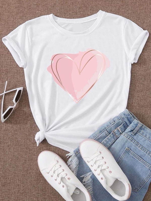Camiseta Básica Corazón