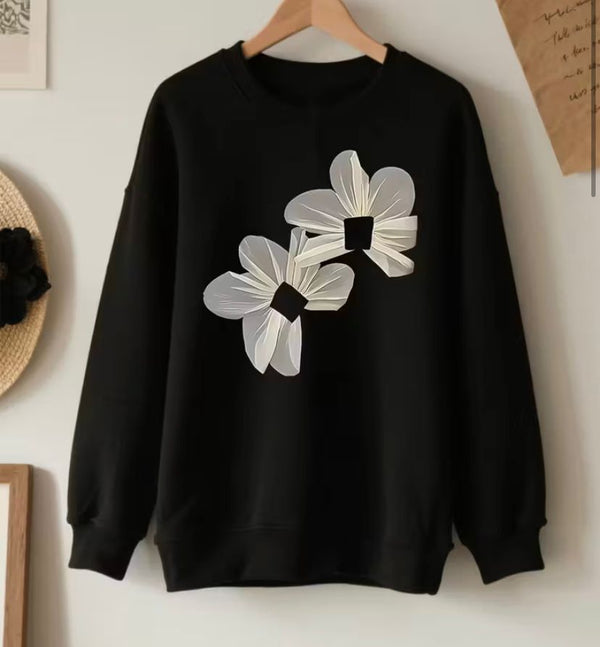 Sudadera Flores