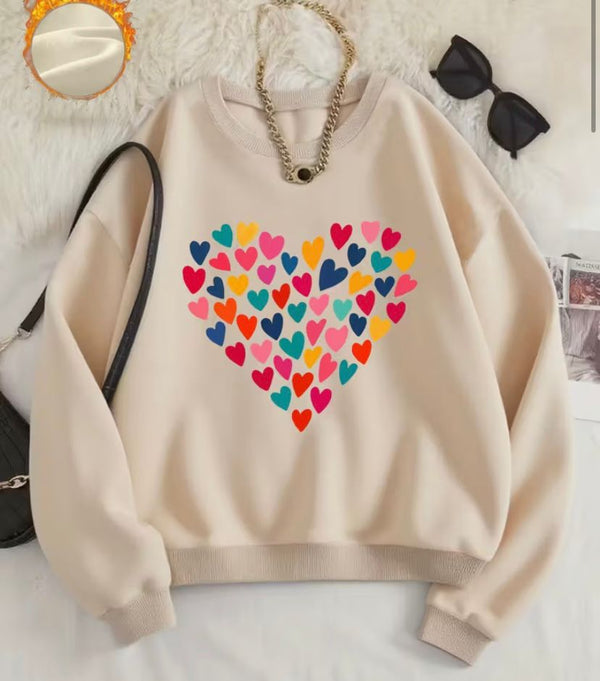 Sudadera Corazones