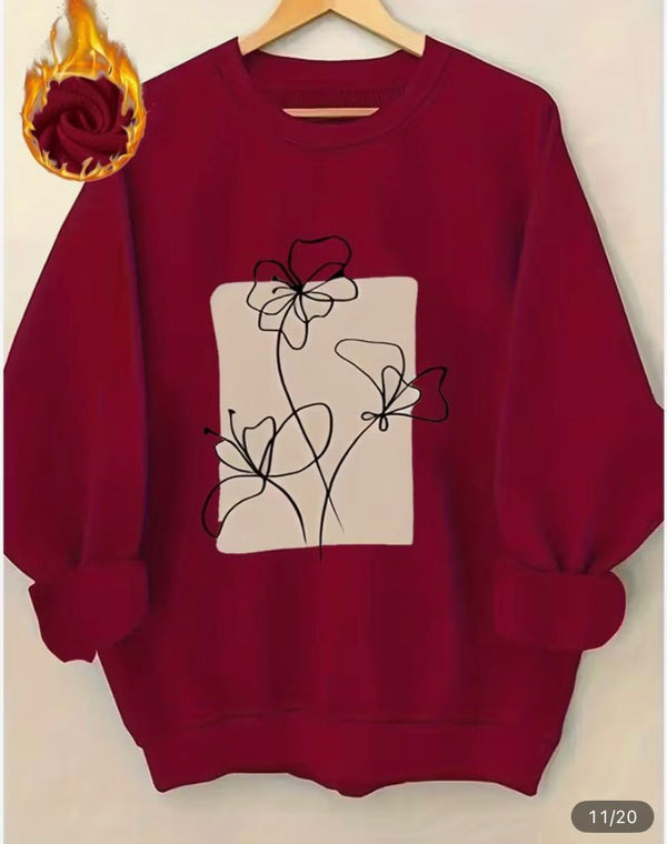 Sudadera Flores