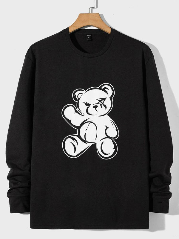 Buzo Oso Blanco NEGRO