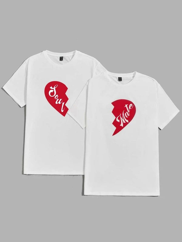 Camisetas de Pareja Soulmate BLANCO