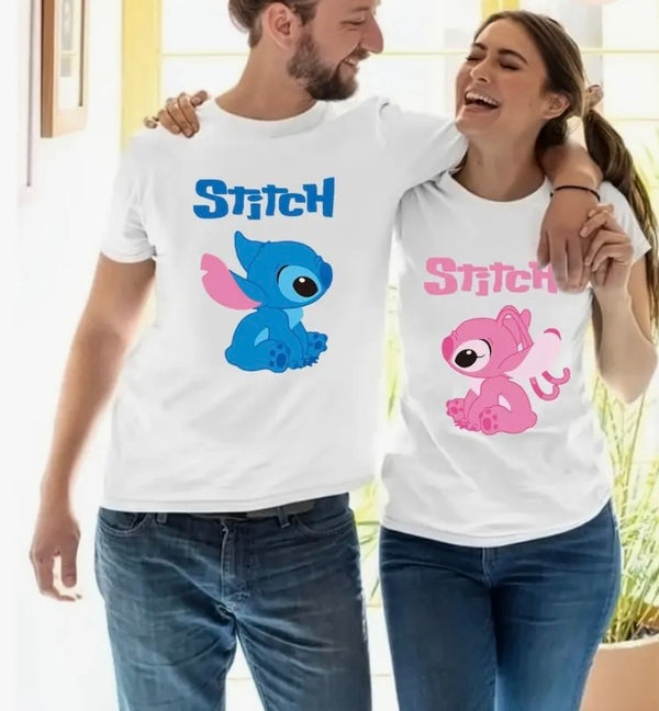 Camisetas de Pareja de Stitch