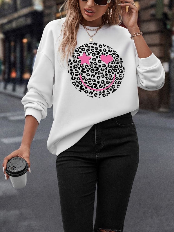 Buzo blanco carita feliz