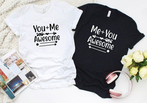 Camisetas de Pareja You + Me Awesome