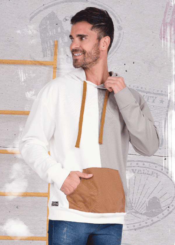 Buzo con Capucha Unicolor 402002