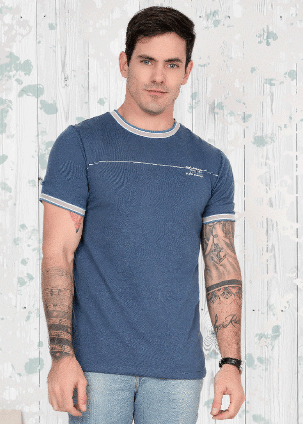Camiseta Azul Piedra 412104