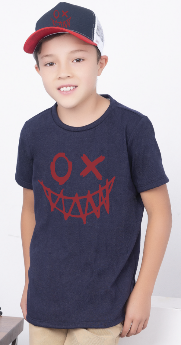 Camiseta Azul Niño O910606