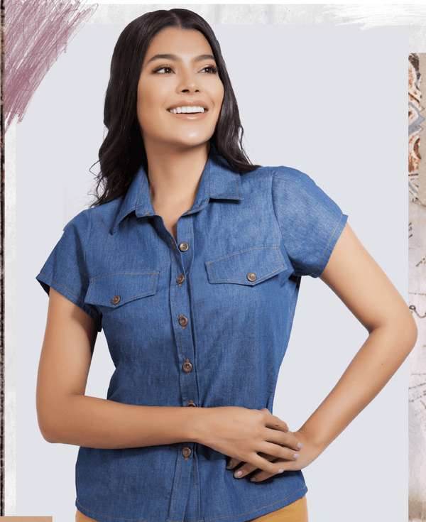 Blusa Azul Medio O110408