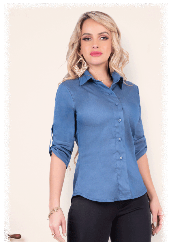 Blusa Azul Indigo O11715