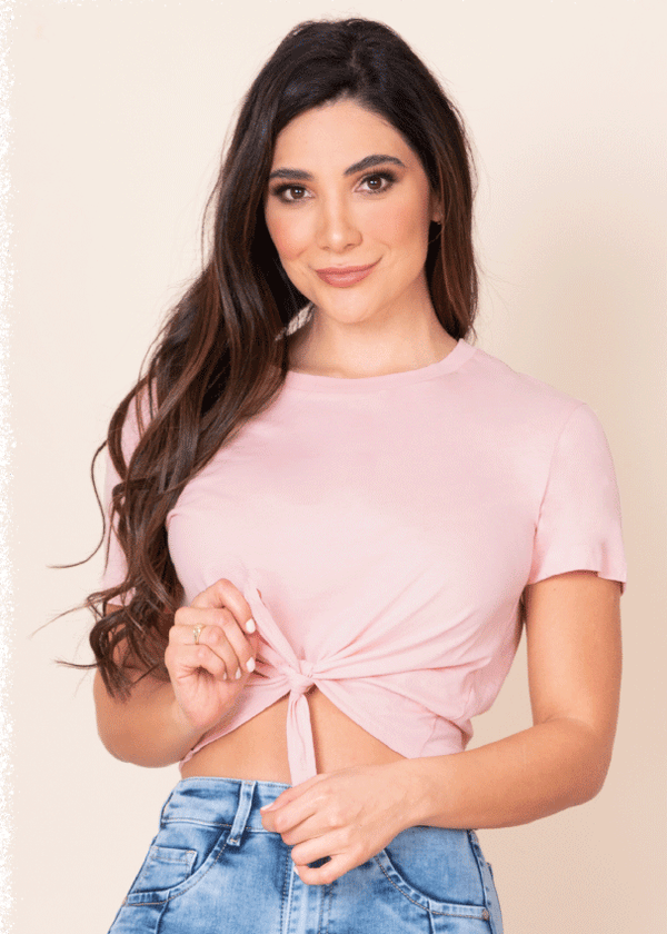 Blusa Rosa O11725