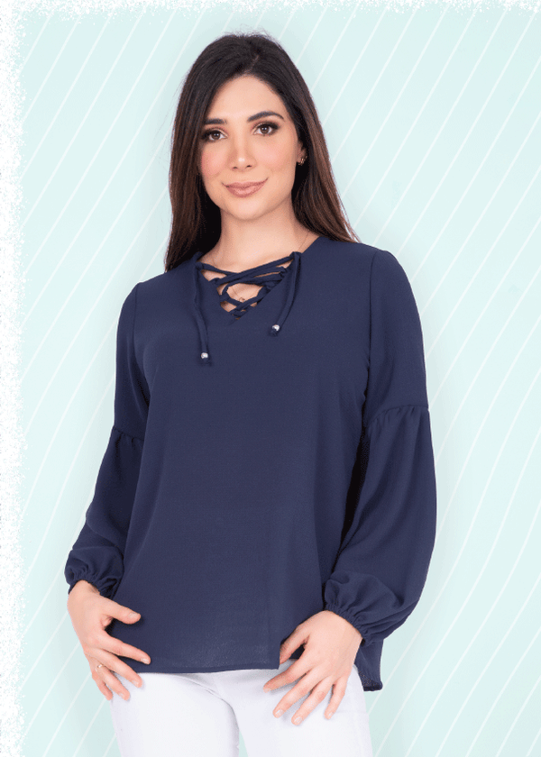 Blusa Azul Marino O11734