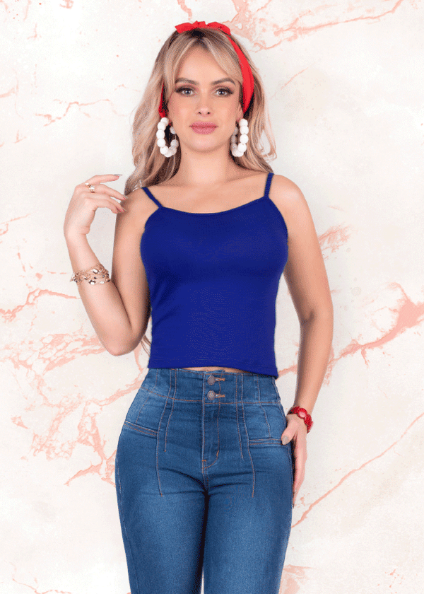 Blusa Azul O11902