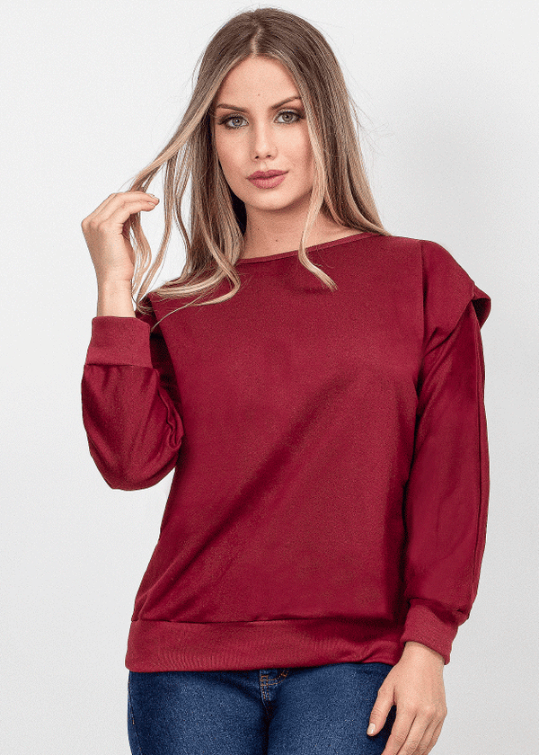 Buzo Vino Tinto O31204