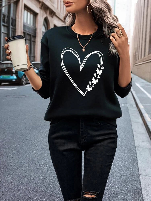 Buzo Corazón Flores