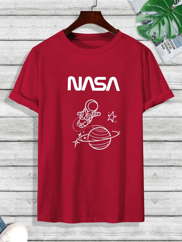 Camiseta Básica NASA Roja