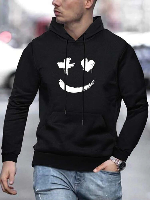 Buzo Negro Sonrisa Blanca