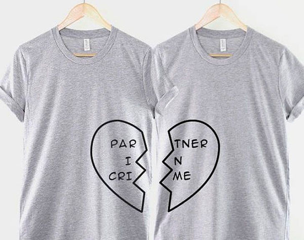 Camisetas Pareja Partners in Crime