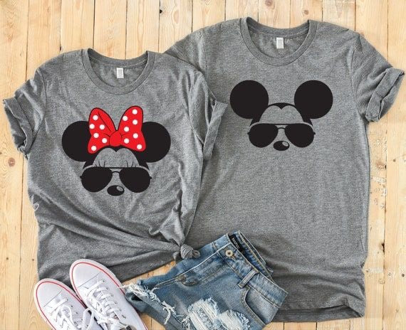 Camiseta Parejas Mickey y Minie