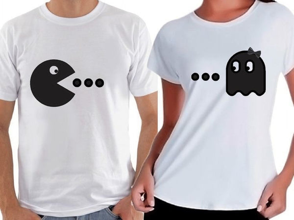 Camisetas Pareja Pac Man