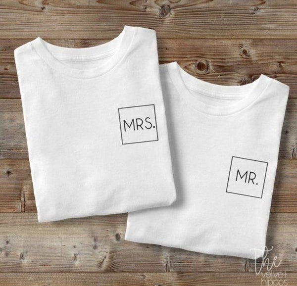 Camisetas Pareja Mrs Mr