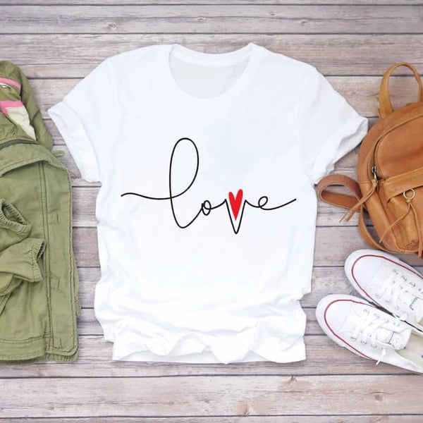 Camiseta Básica Love