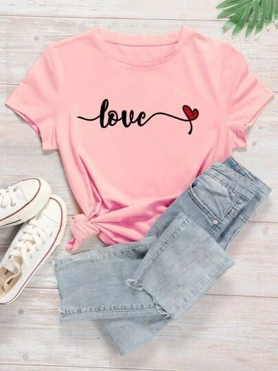 Camiseta Básica Love