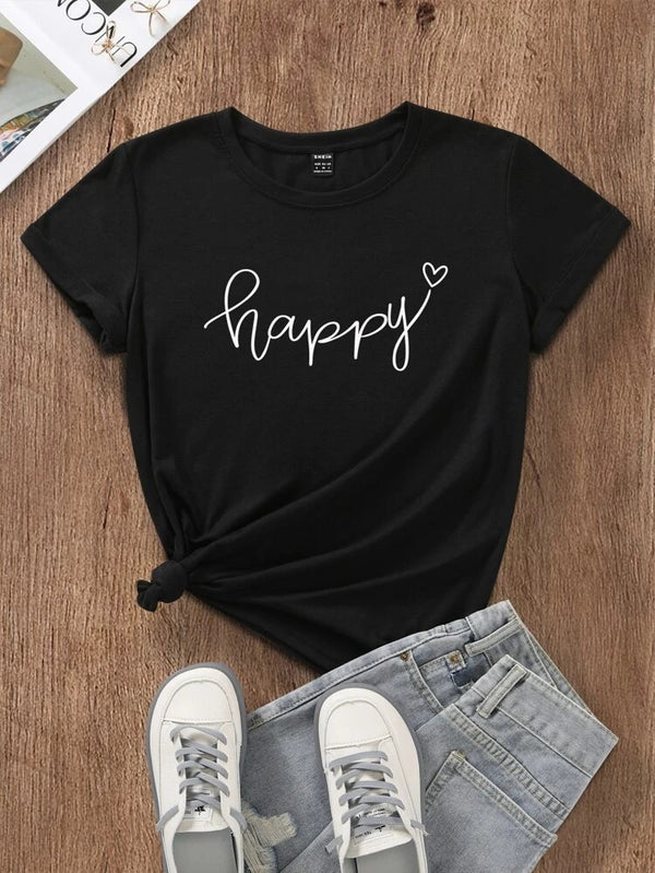 Camiseta Básica Happy