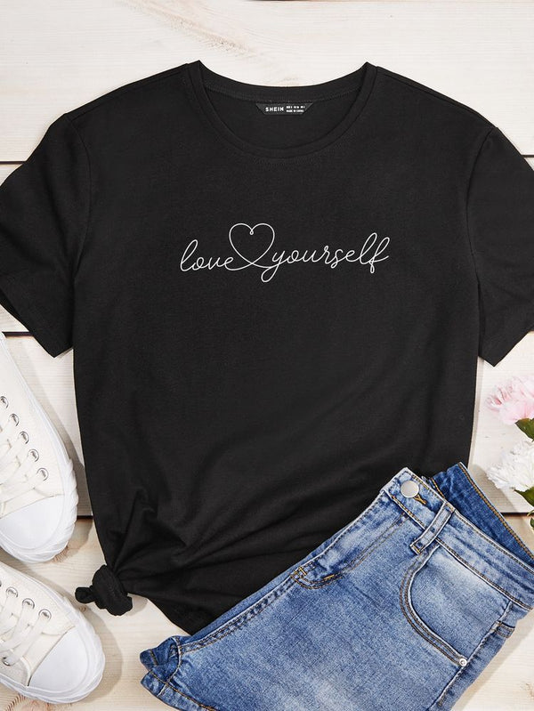 Camiseta Básica Love Yourself