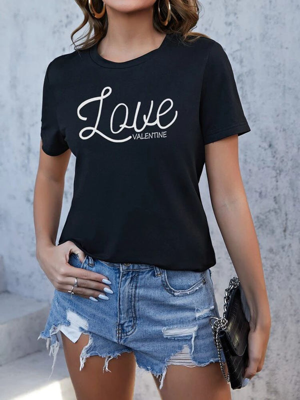 Camiseta Básica Love Valentine