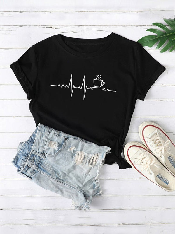 Camiseta Básica Café