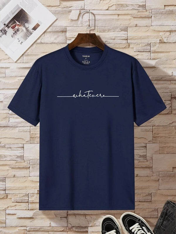Camiseta Básica Azul Whatever